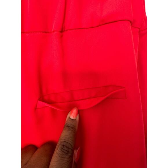 New with Tags Summersalt Red Lava The Perfect Wide Leg Pant Size Medium - Picture 11 of 16